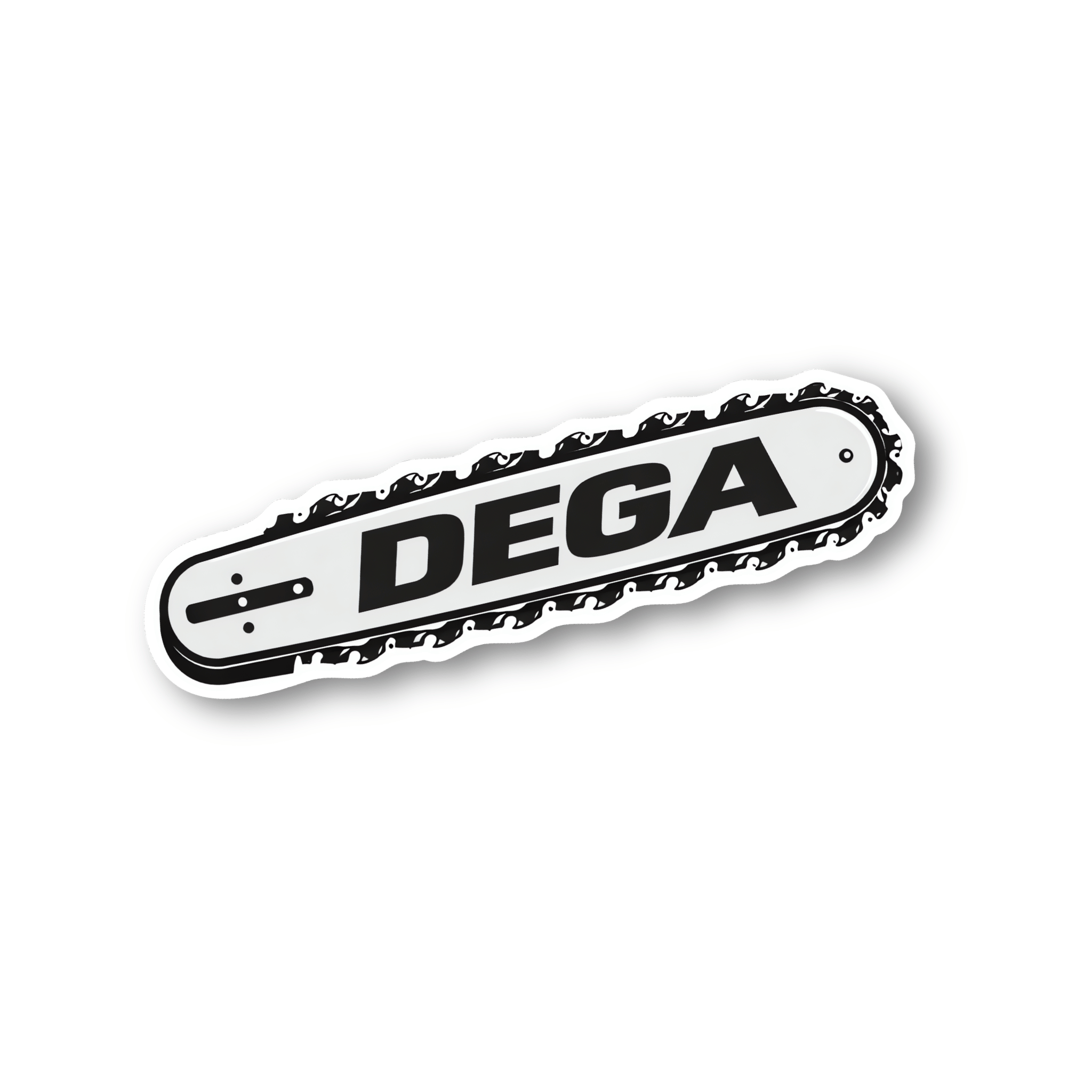 Dega Chainsaw Bar Sticker